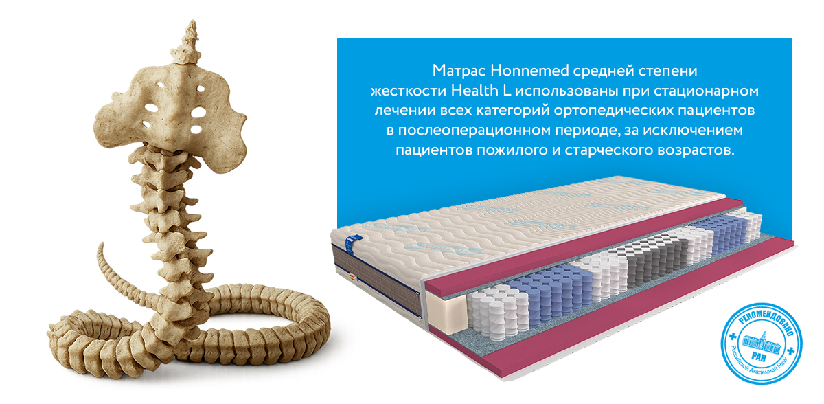 Ортопедический матрас Mr.Mattress Honnemed Health L