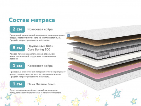 Купить Детский матрас Dimax Комета в Воронеже 