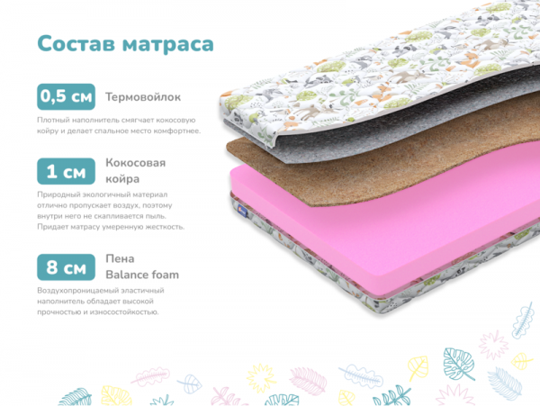 Купить Детский матрас Dimax Сорванец в Воронеже 
