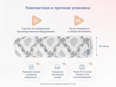 Матрас Dimax Твист Ролл Лайт стиф