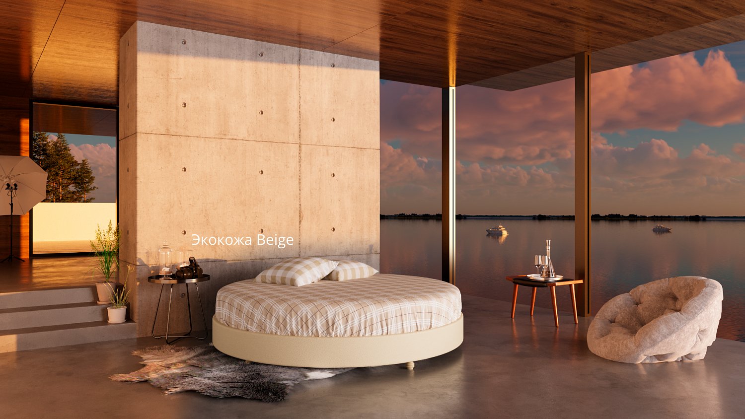 Круглый кроватный бокс Mr.Mattress Fine Box в Воронеже 